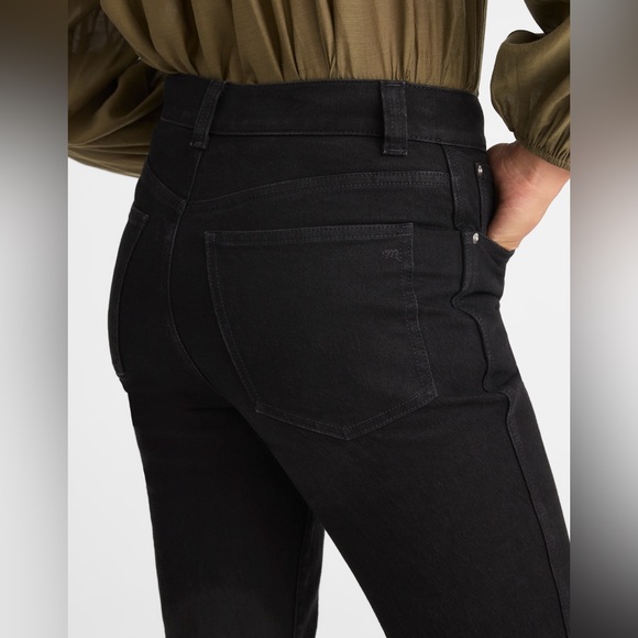 Madewell Petite Perfect Vintage Jean 27P Black High Rise Straight NWT - Picture 4 of 13